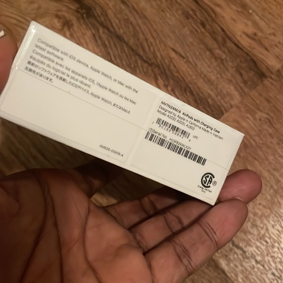 NEW Apple AirPods with Charging Case. 2nd Generation. In original packaging. - Picture 7 of 9
